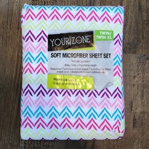 3 Piece Soft Microfiber Sheet Set T/Txl